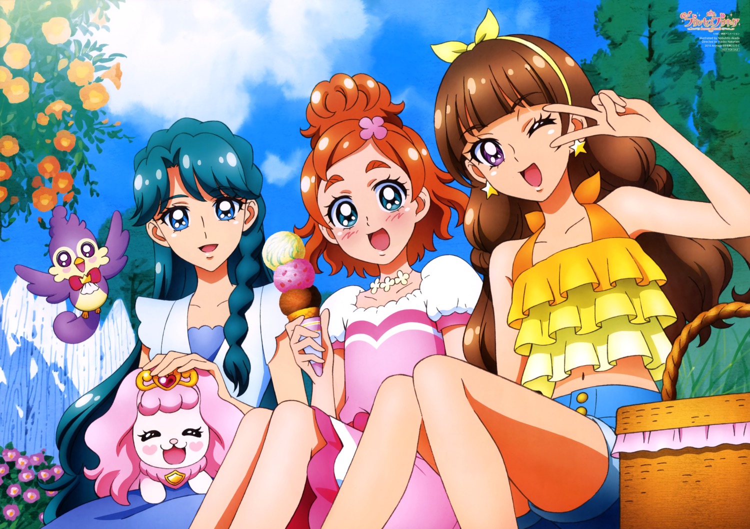 Akada Nobuhito Go Princess Pretty Cure Pretty Cure Amanogawa Kirara Aroma Precure Haruno 5357